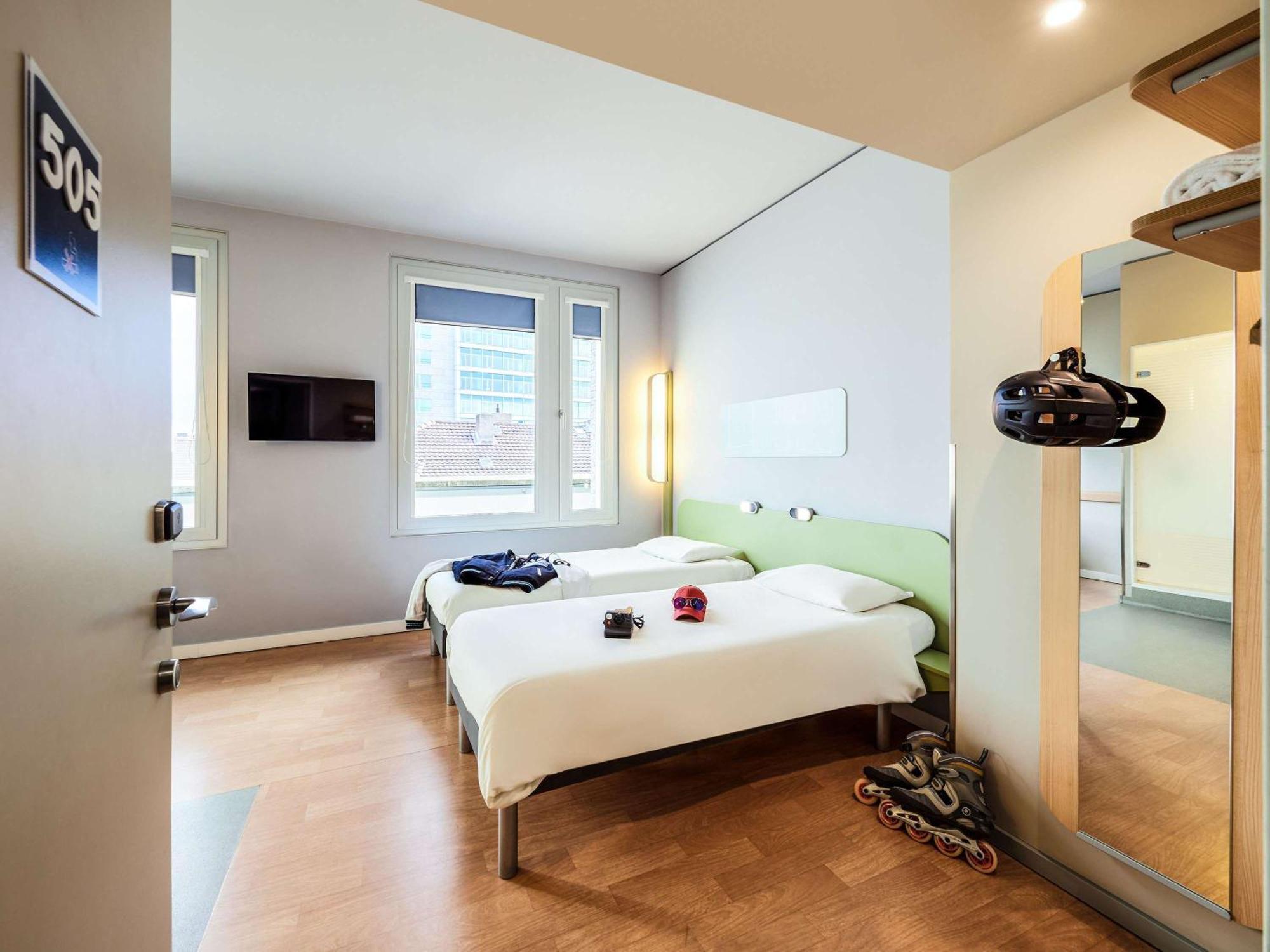 Ibis Budget Frankfurt City Ost Frankfurt am Main Exterior foto